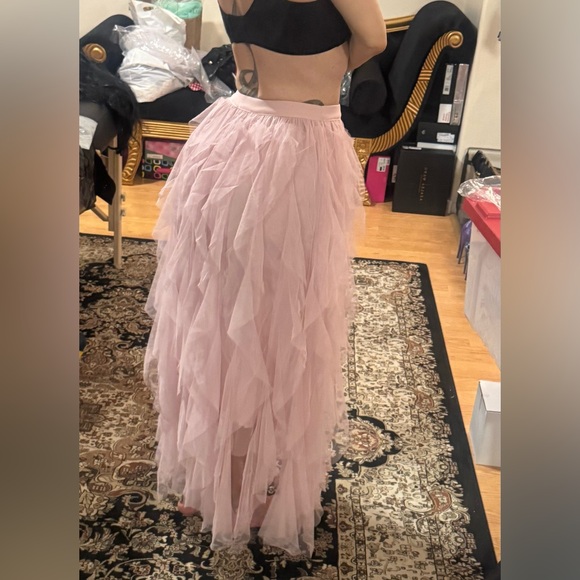 Soho Apparel Blush Tulle Skirt M - Picture 4 of 8